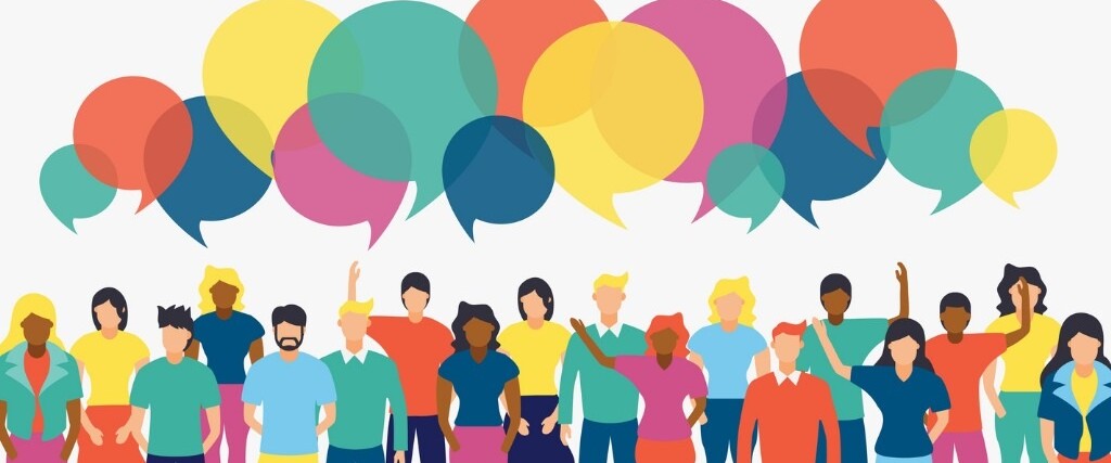 Discussion de personnes